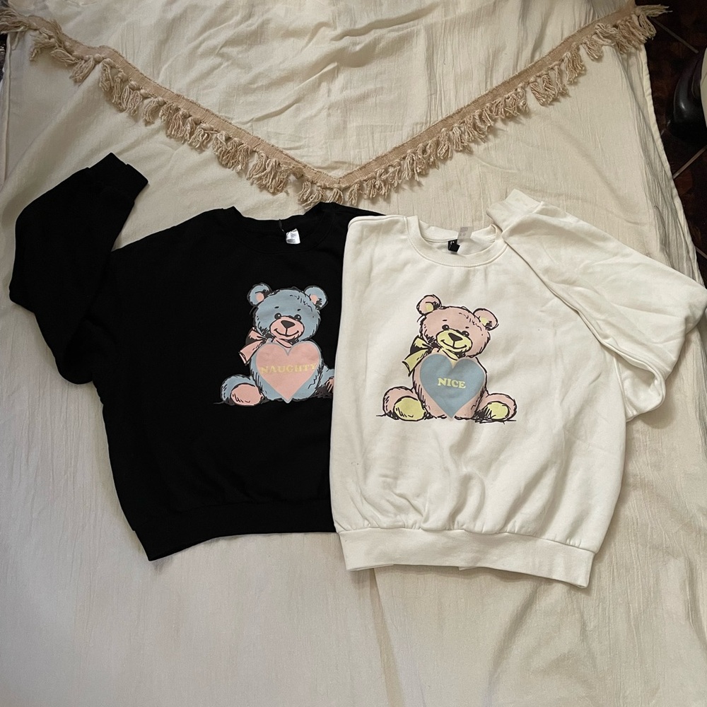 H&M Naught and Nice sweater set